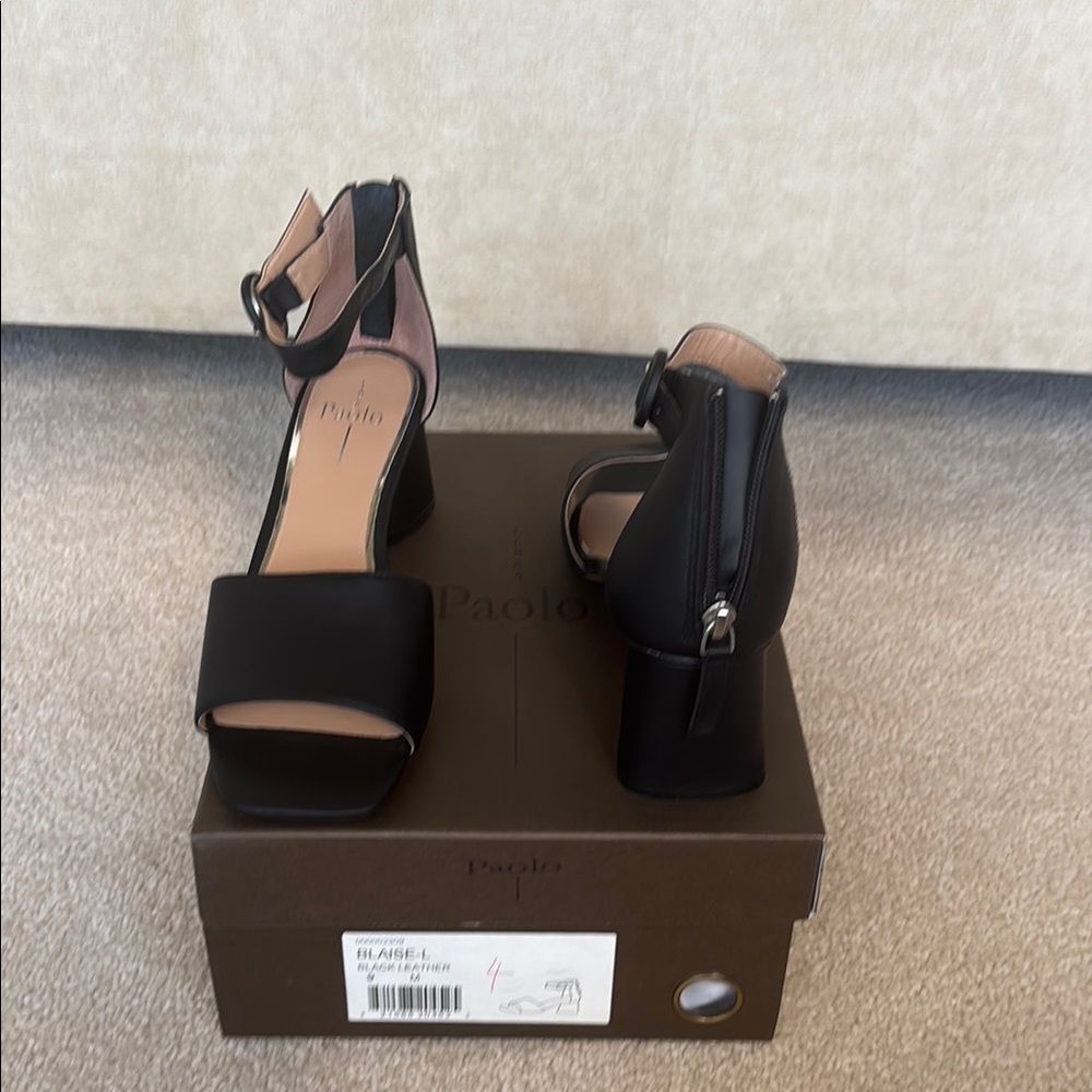 Paolo Blaise Black Women's Heels